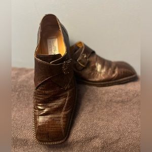 Mezlan Platinum Mens Lizard Shoes!
